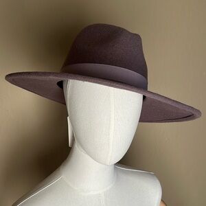 Lucky Brand Gray Plum Women's Fedora Hat